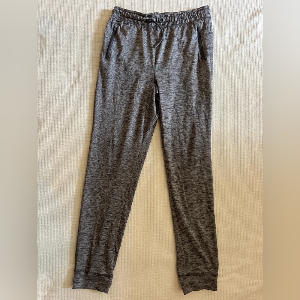 Boys All In Motion jogger pants with zippers, size L (12/14)